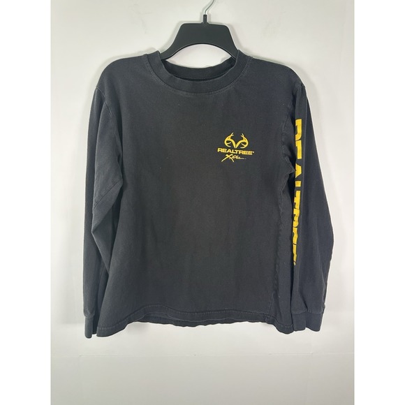 Realtree Other - Realtree Xtra Men's Long Sleeve T-Shirt Size Medium Black Yellow Metal